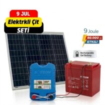 9 Jul Set – Ayı Domuz için Elektrikli Çit Cihazı(KARGO BİZDEN)